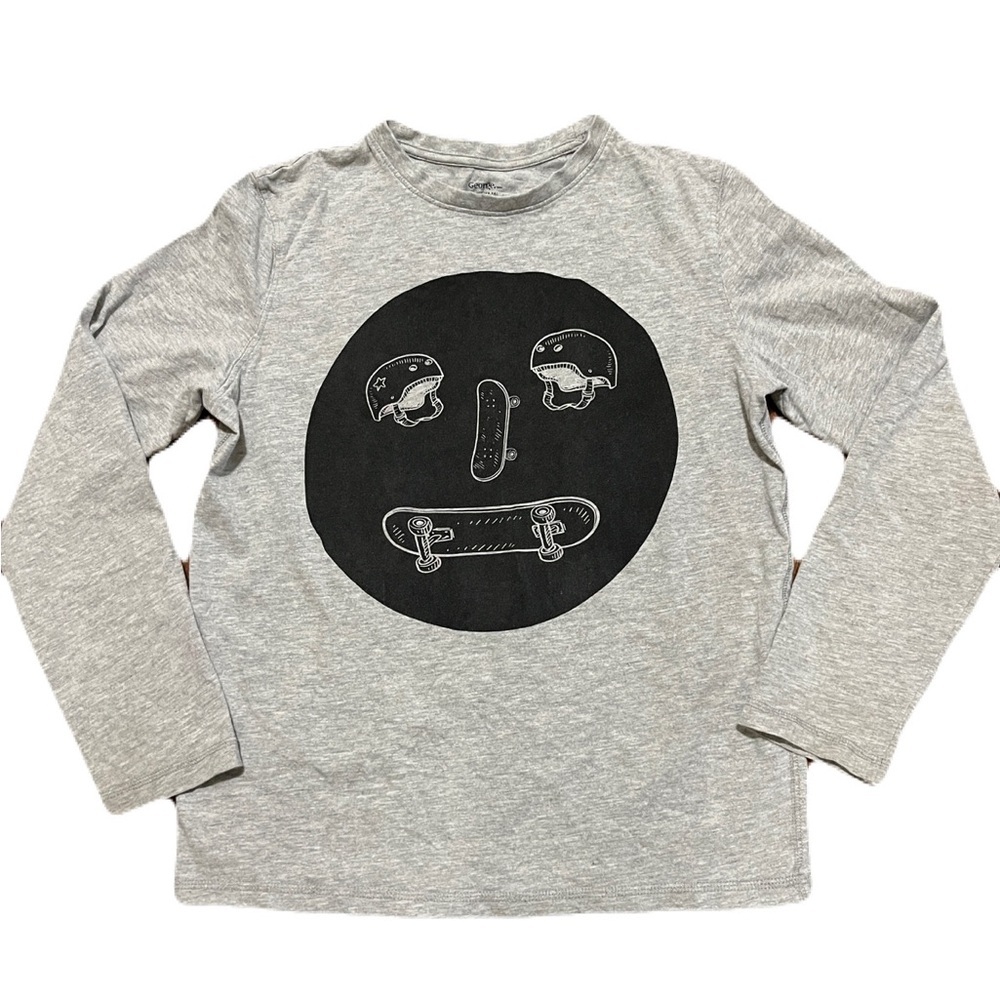 Boys’ George skateboarding themed long sleeve t-shirt - size 14/16